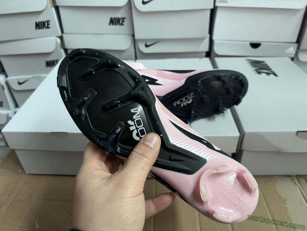 Nike Air Zoom Mercurial Superfly 9 Elite FG High-Tops Soccer Cleats - Pink/Black