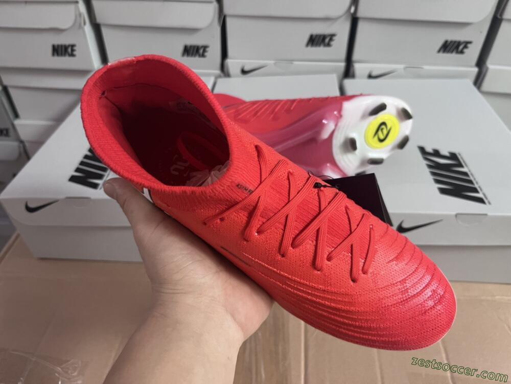 Nike Phantom Luna Elite FG High-Tops Soccer Cleats - Pink/White/Black