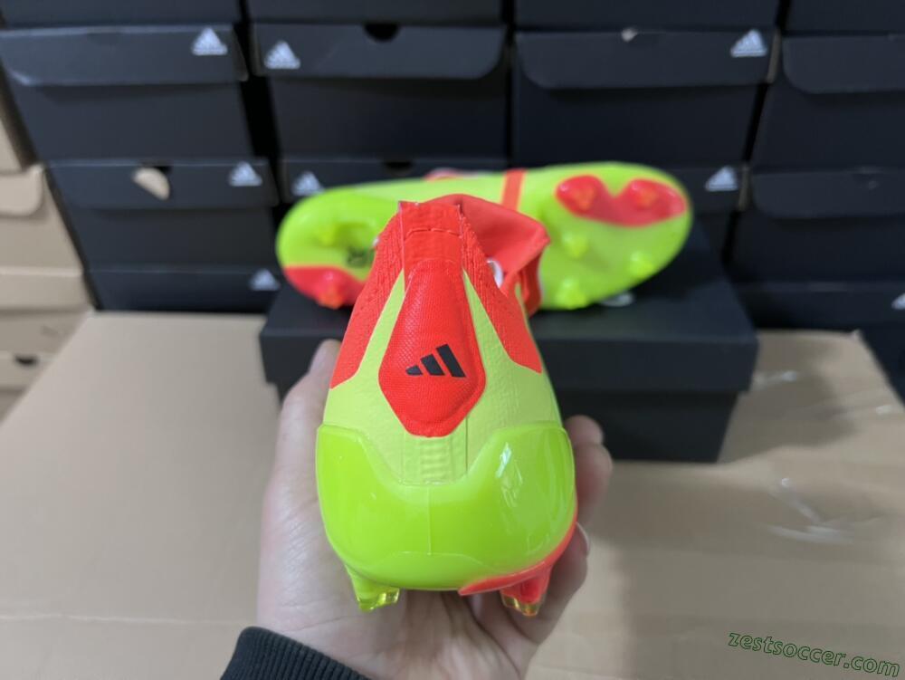 Adidas Predator Elite Foldover Tongue FG Low-Tops Soccer Cleats - Yellow/Black/Red