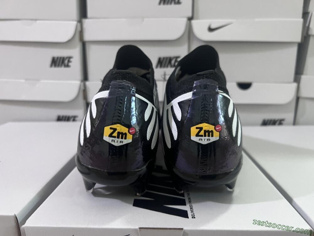 Nike Air Zoom Mercurial Vapor 15 Elite FG Low-Tops Soccer Cleats - White/Black/Red