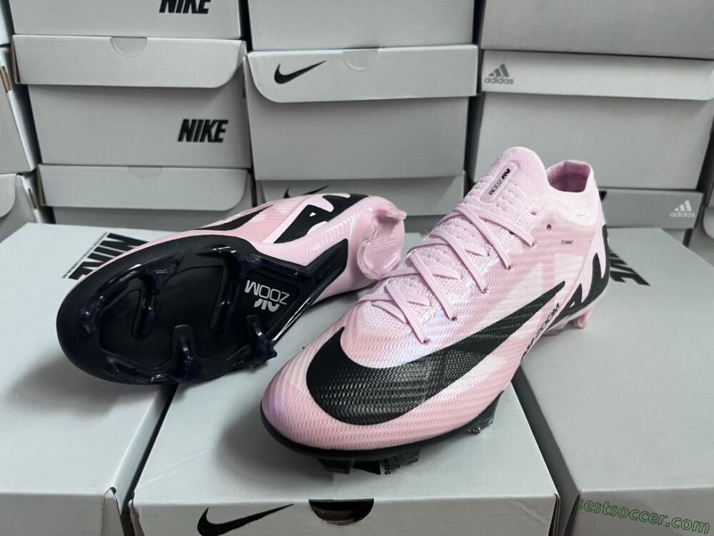 Nike Air Zoom Mercurial Vapor 15 Elite FG Low-Tops Soccer Cleats - Purple/Black