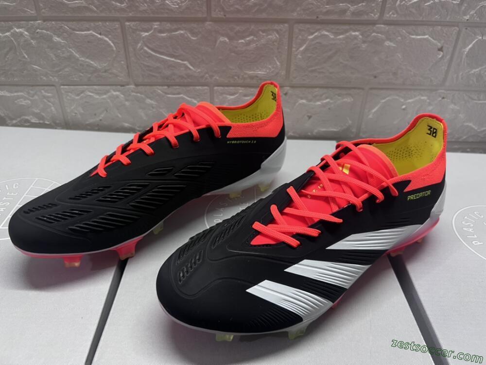 Adidas Predator Accuracy.1 FG Low-Tops Soccer Cleats - Black/White/Red