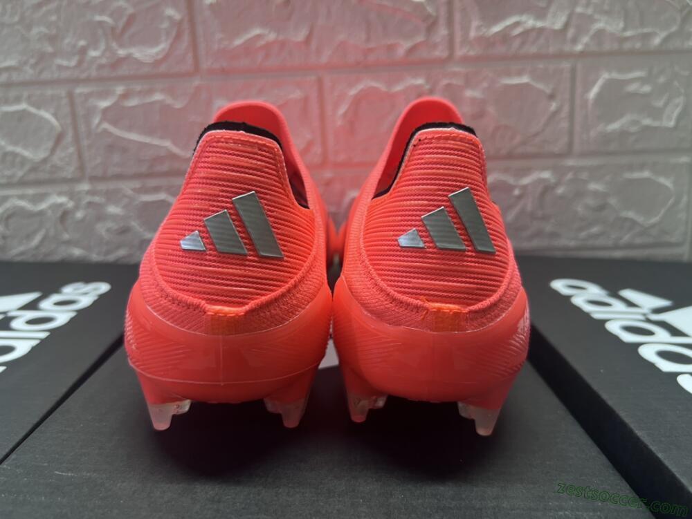Adidas F50 Adizero FG Low-Tops Soccer Cleats - Red/Black