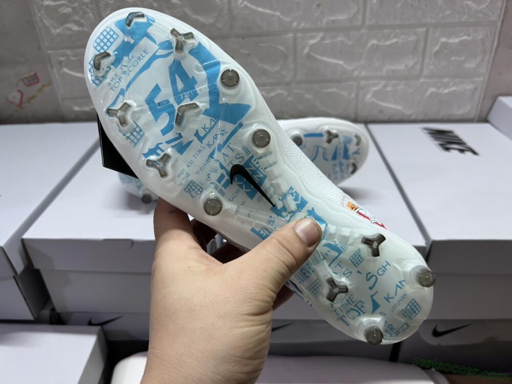 Harry Kane X Nike Phantom GX Elite FG Low-Tops Soccer Cleats - White/Rainbow