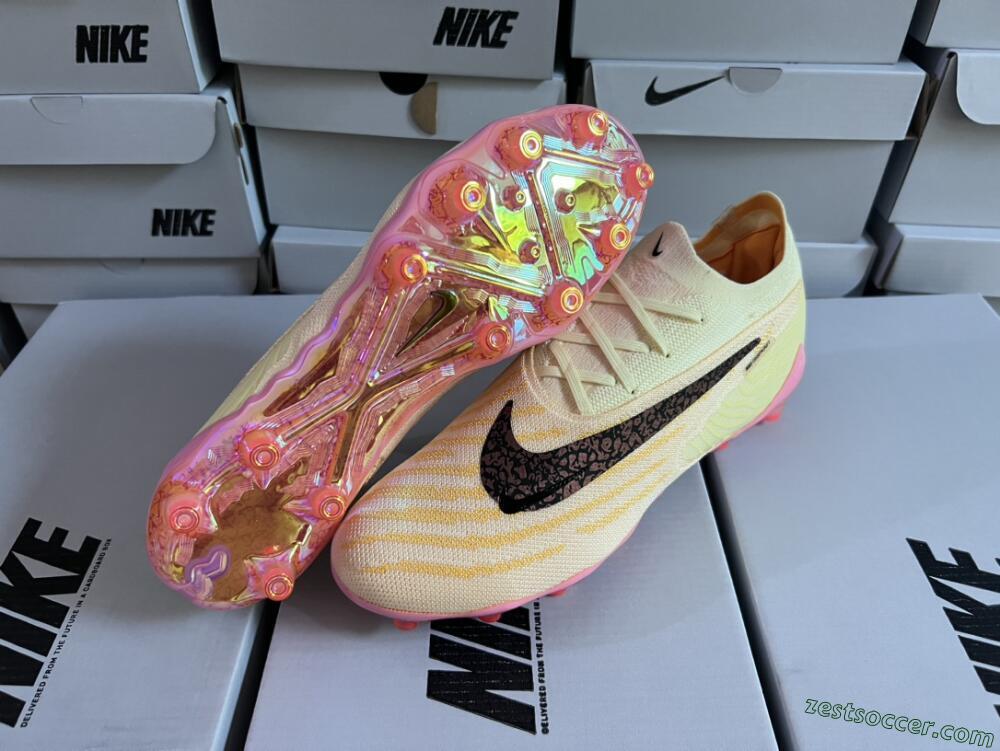 Nike Phantom GX Elite FG Low-Tops Soccer Cleats - Orange/Black