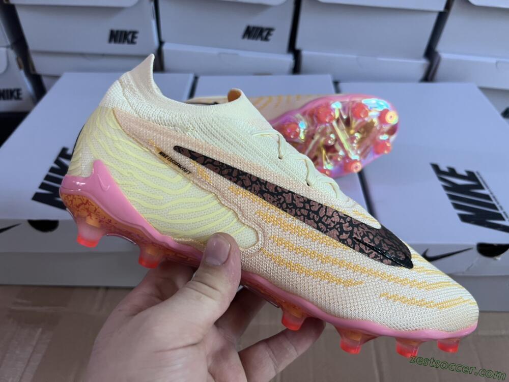 Nike Phantom GX Elite FG Low-Tops Soccer Cleats - Orange/Black