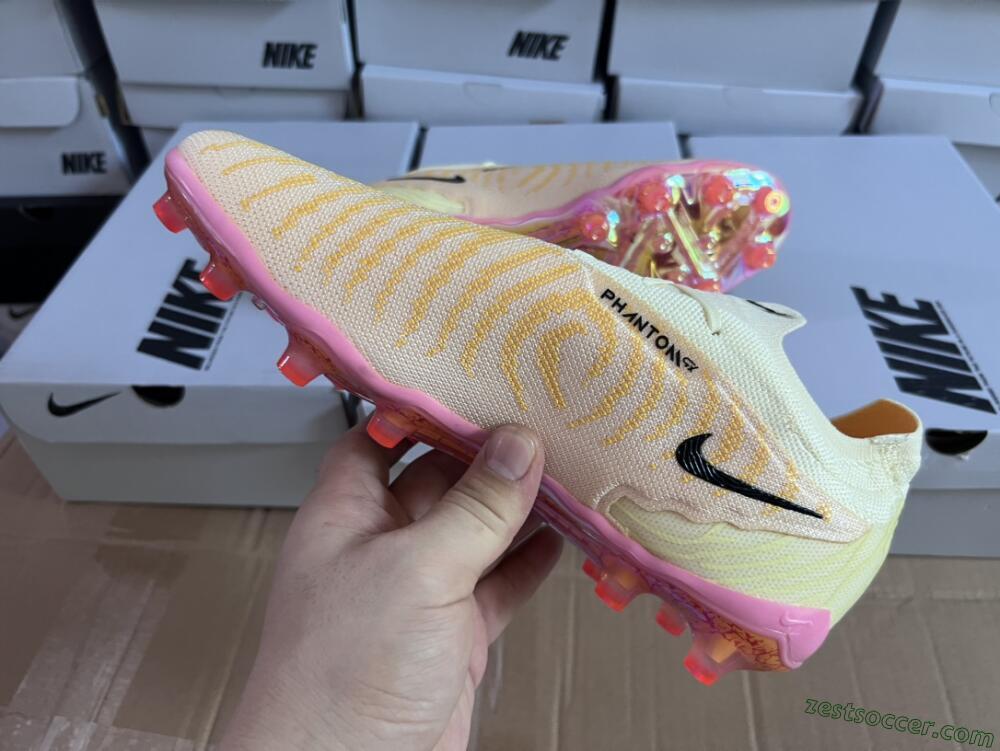Nike Phantom GX Elite FG Low-Tops Soccer Cleats - Orange/Black