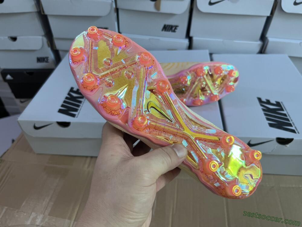 Nike Phantom GX Elite FG Low-Tops Soccer Cleats - Orange/Black