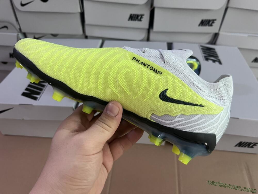 Nike Phantom GX Elite FG Low-Tops Soccer Cleats - Green/White/Blue