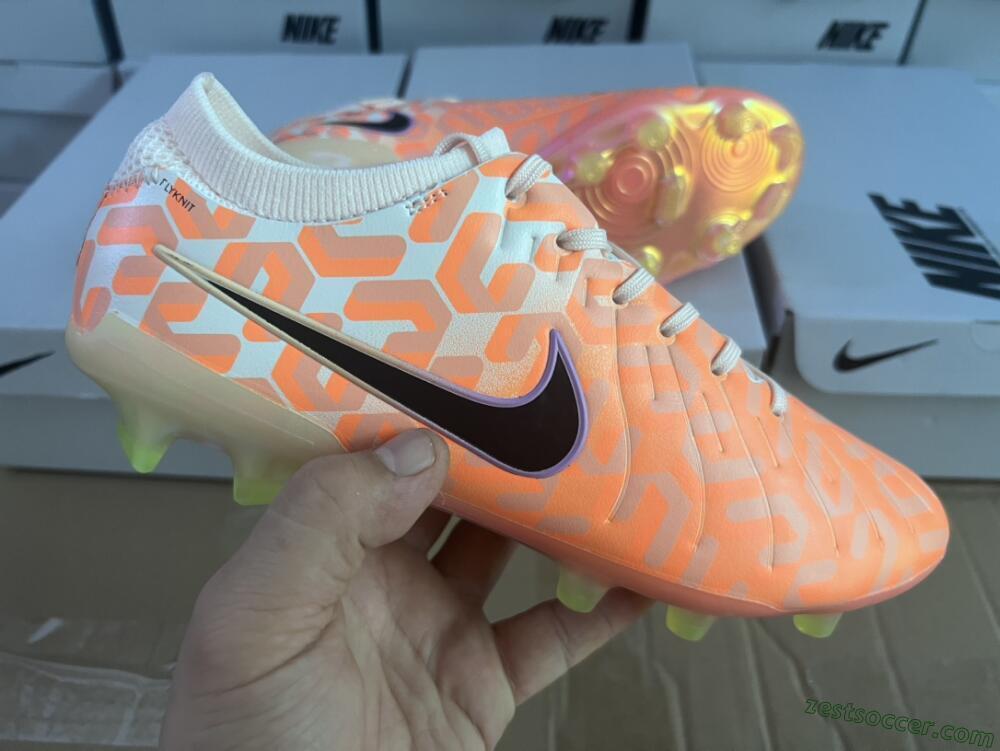 Nike Tiempo Legend 10 Elite FG Low-Tops Soccer Cleats - Pink/Black