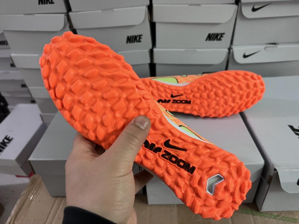 Nike Air Zoom Mercurial Superfly 15 Elite TF High-Tops Soccer Shoes - Yellow/Orange/Black