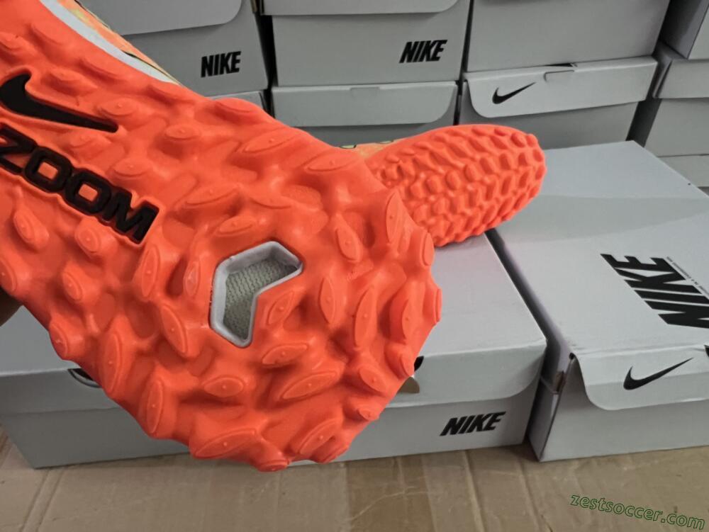 Nike Air Zoom Mercurial Superfly 15 Elite TF High-Tops Soccer Shoes - Yellow/Orange/Black