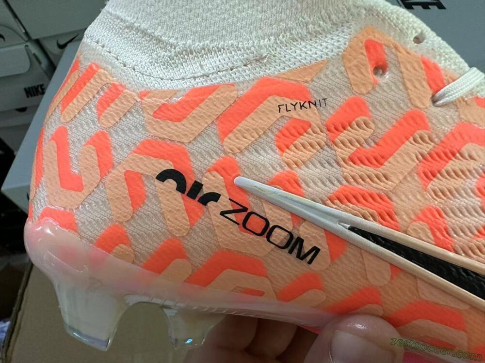 Nike Air Zoom Mercurial Superfly 9 Academy FG High-Tops Soccer Cleats - Orange/Black/Purple