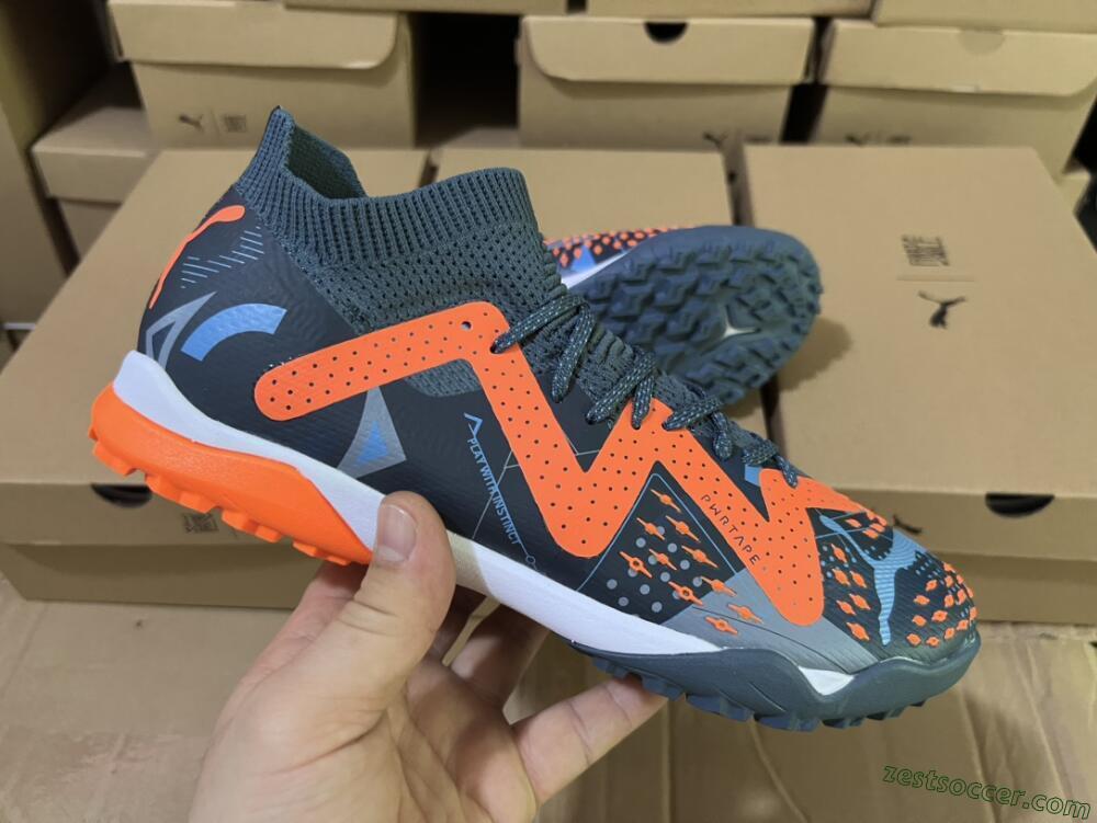 Puma Future Ultimate TF Low-Tops Soccer Shoes - Blue/Orange