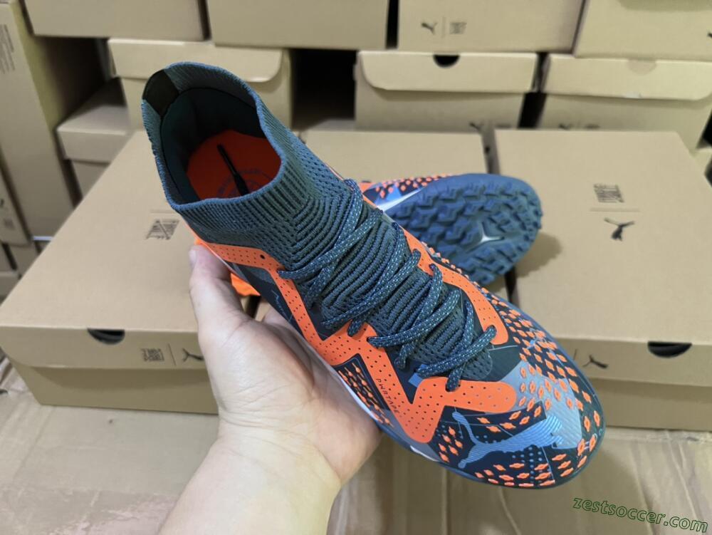 Puma Future Ultimate TF Low-Tops Soccer Shoes - Blue/Orange
