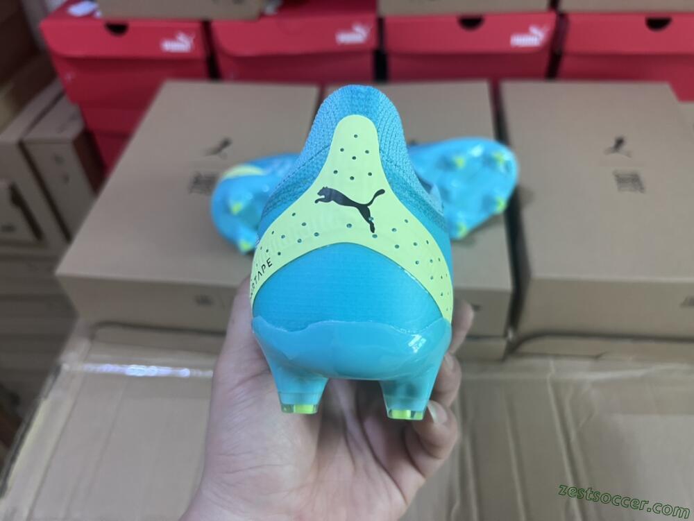 Puma Ultra Ultimate FG Low-Tops Soccer Cleats - Blue/White/Green