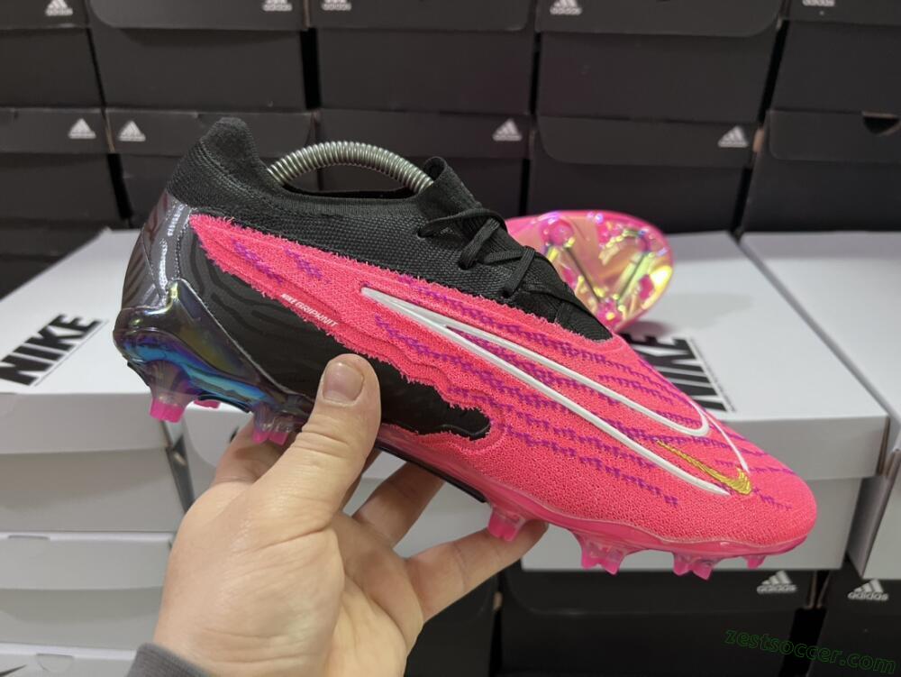 Nike Phantom GX Elite FG Low-Tops Soccer Cleats - Pink/Black