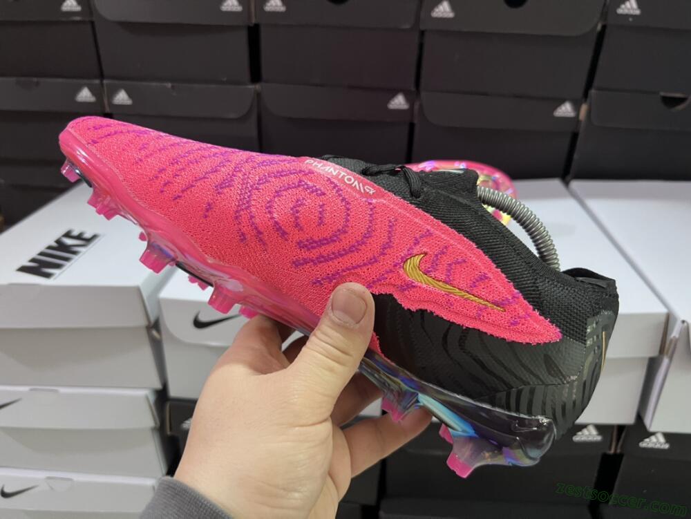 Nike Phantom GX Elite FG Low-Tops Soccer Cleats - Pink/Black