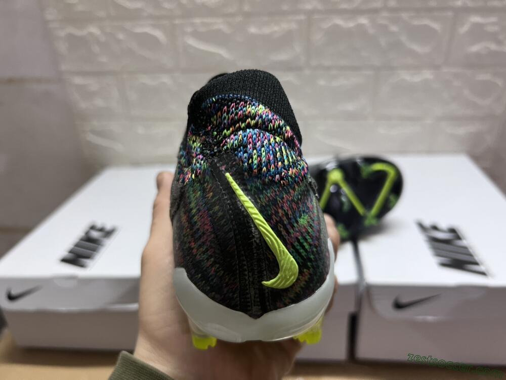 Nike Phantom GX Elite FG Low-Tops Soccer Cleats - Grey/Rainbow