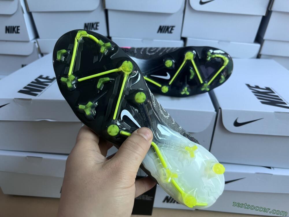 Nike Phantom GX Elite DF FG High-Tops Soccer Cleats - Black/Rainbow