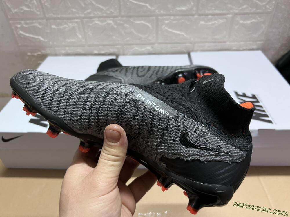 Nike Phantom GX Elite DF FG High-Tops Soccer Cleats - Black/White