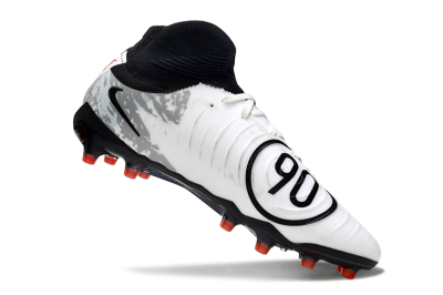 Nike Phantom Luna Elite Total 90 AG Low-Tops Soccer Cleats - White/Black/Orange