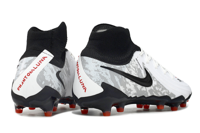 Nike Phantom Luna Elite Total 90 AG Low-Tops Soccer Cleats - White/Black/Orange