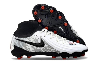 Nike Phantom Luna Elite Total 90 AG Low-Tops Soccer Cleats - White/Black/Orange