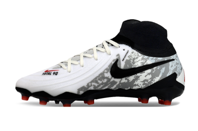 Nike Phantom Luna Elite Total 90 AG Low-Tops Soccer Cleats - White/Black/Orange