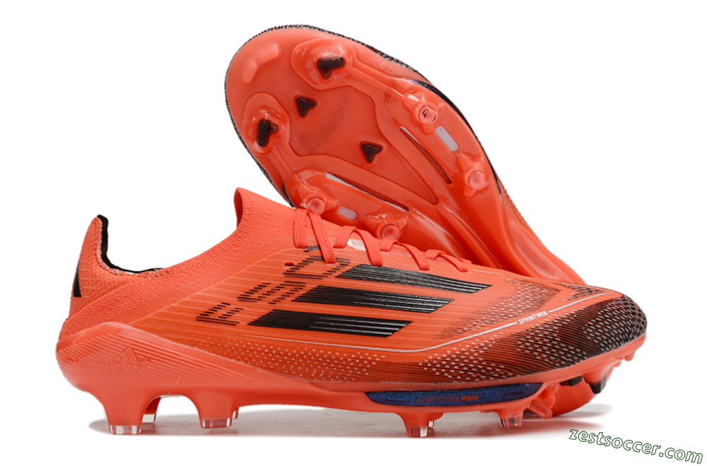 Adidas F50 Lightstrike Pro FG Low-Tops Soccer Cleats - Red/Black/White 0
