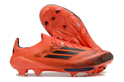 Adidas F50 Lightstrike Pro FG Low-Tops Soccer Cleats - Red/Black/White