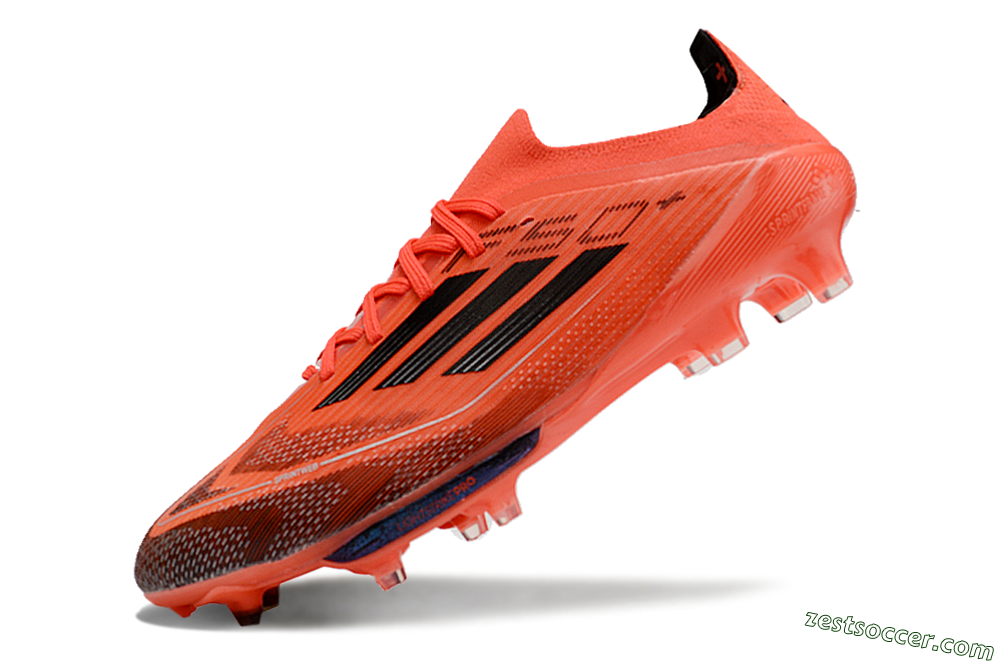 Adidas F50 Lightstrike Pro FG Low-Tops Soccer Cleats - Red/Black/White 5