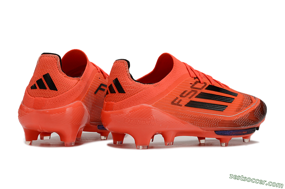 Adidas F50 Lightstrike Pro FG Low-Tops Soccer Cleats - Red/Black/White 6