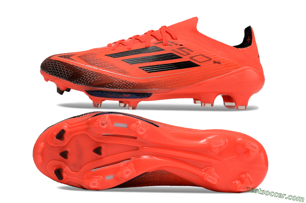Adidas F50 Lightstrike Pro FG Low-Tops Soccer Cleats - Red/Black/White 1