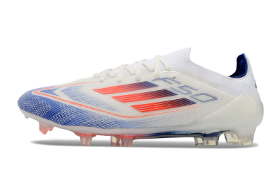 Adidas F50 Elite FG Low-Tops Soccer Cleats - Blue/Red/Beige