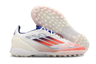 Adidas F50 Pro TF Low-Tops Soccer Shoes - Blue/Red/Beige
