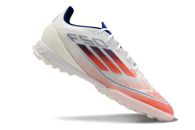 Adidas F50 Pro TF Low-Tops Soccer Shoes - Blue/Red/Beige