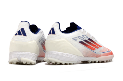 Adidas F50 Pro TF Low-Tops Soccer Shoes - Blue/Red/Beige