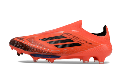 Adidas F50 Lightstrike Pro Laceless FG Low-Tops Soccer Cleats - Red/Black/White