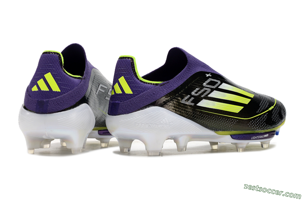 Adidas F50+ Lightstrike Pro FG Low-Tops Soccer Cleats - Purple/Yellow/Blue 6