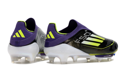 Adidas F50+ Lightstrike Pro FG Low-Tops Soccer Cleats - Purple/Yellow/Blue