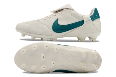 Nike The Premier 3 FG Low-Tops Soccer Cleats - White/Blue
