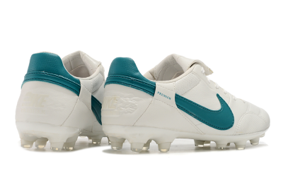 Nike The Premier 3 FG Low-Tops Soccer Cleats - White/Blue