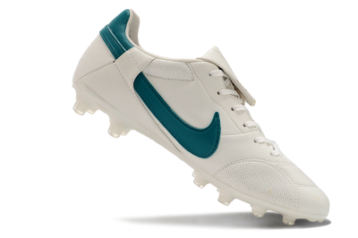 Nike The Premier 3 FG Low-Tops Soccer Cleats - White/Blue
