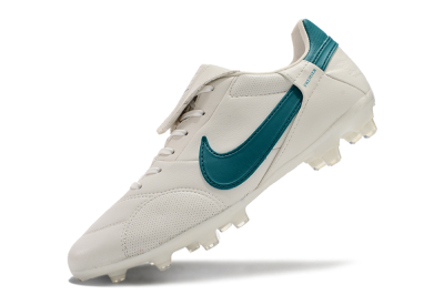 Nike The Premier 3 FG Low-Tops Soccer Cleats - White/Blue