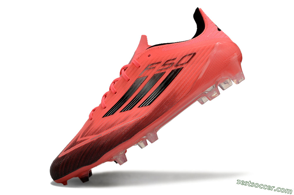 Adidas F50 Adizero FG Low-Tops Soccer Cleats - Red/Black 5