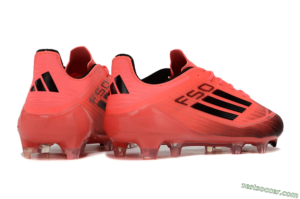 Adidas F50 Adizero FG Low-Tops Soccer Cleats - Red/Black 6