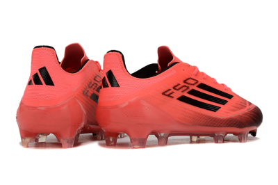 Adidas F50 Adizero FG Low-Tops Soccer Cleats - Red/Black