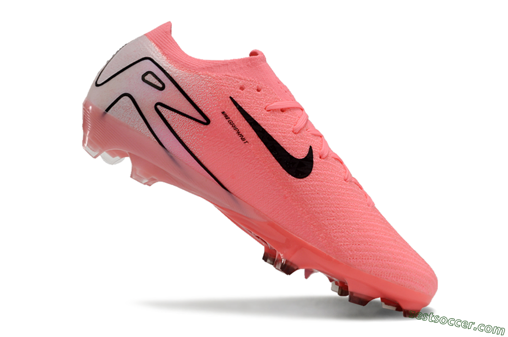 Nike Air Zoom Mercurial Vapor 16 Elit FG Low-Tops Soccer Cleats - Pink/Black 4
