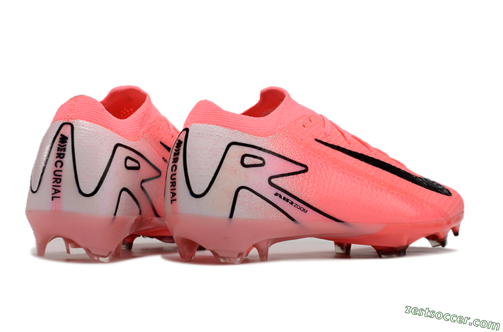 Nike Air Zoom Mercurial Vapor 16 Elit FG Low-Tops Soccer Cleats - Pink/Black 6